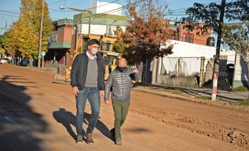 Imagen de la nota: Se  repavimentó un sector de la Avenida Ituzaingó 