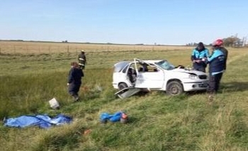 Imagen de la nota:  Joven olavarriense murió tras un vuelco en ruta 86