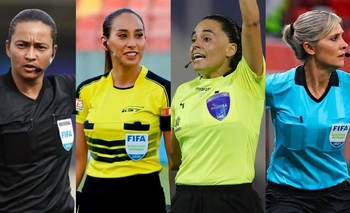 Equipo arbitral femenino por 1° vez en la historia de la Libertadores Imagen de la nota: Equipo arbitral femenino por 1° vez en la historia de la Libertadores