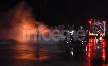 Imagen de la nota: Video: el momento en el que se incendió el auto