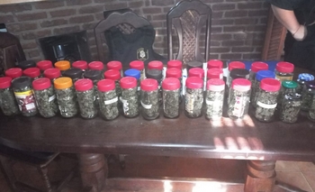 Imagen de la nota: Encontraron casi 20 kilos de marihuana en allanamiento