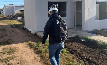 Imagen de la nota: Obra de las viviendas TUVI: 