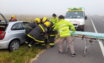 Imagen de la nota: El accidentado en Ruta 51 fue operado en el brazo