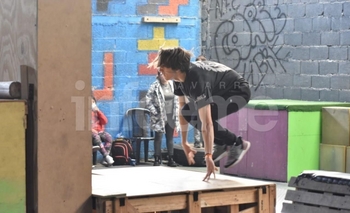 Imagen de la nota: Parkour, una disciplina que crece en Olavarría