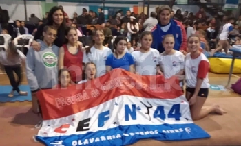 Imagen de la nota: Gimnastas del CEF N°44 volvieron a competir