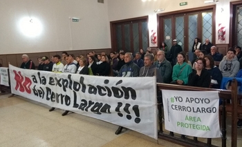 Imagen de la nota: El HCD aprobó la prohibición de la explotación minera en Cerro Largo
