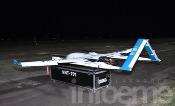 Imagen de la nota: Fotogalería: Se probaron los drones que reforzarán el patrullaje rural en Olavarría