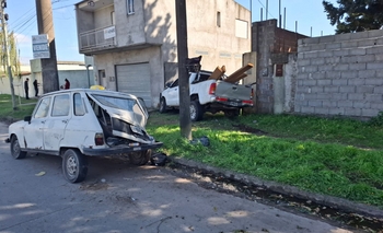 Imagen de la nota: Fuerte choque en cadena entre cuatro vehículos: un menor fue trasladado por precaución