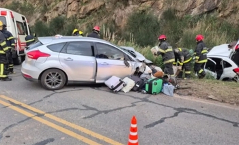 Imagen de la nota: Cuatro muertos en un choque en el Abra de la Ventana