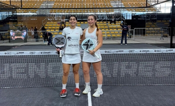 Imagen de la nota: Jazmín Dos Santos completó su experiencia Premier Pádel