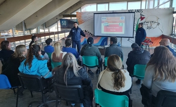 Imagen de la nota: Personal de la Terminal se capacitó en primeros auxilios y uso de DEA