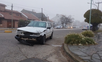 Imagen de la nota: Dos vehículos colisionaron en Pueyrredón y Laprida