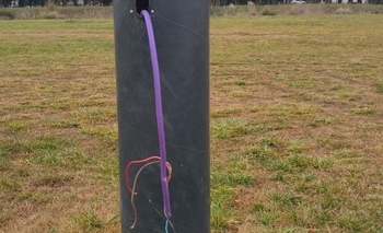 Imagen de la nota: Vandalizaron columnas de alumbrado público en el parque Sur 