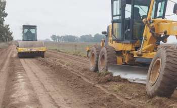Imagen de la nota: Avanzan las obras en caminos rurales del Partido