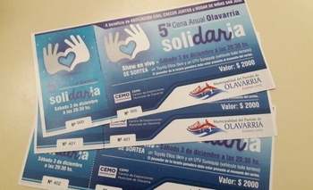 Imagen de la nota: Continúa la venta de tarjetas para la Cena Anual Solidaria 2016