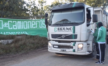 Imagen de la nota:  Camioneros realiza relevamientos en canteras