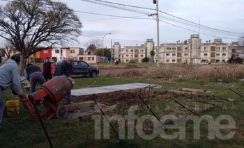 Imagen de la nota: Comenzó la obra para el destacamento policial 