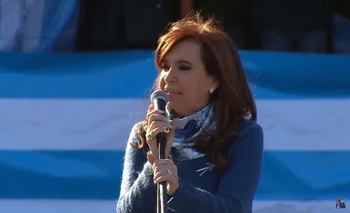 Explotaron las redes con Cristina Imagen de la nota: Explotaron las redes con Cristina