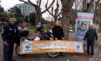 Cruzó el país en moto y llegó a Olavarría para concientizar Imagen de la nota: Cruzó el país en moto y llegó a Olavarría para concientizar