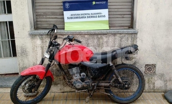 Recuperan una moto robada Imagen de la nota: Recuperan una moto robada