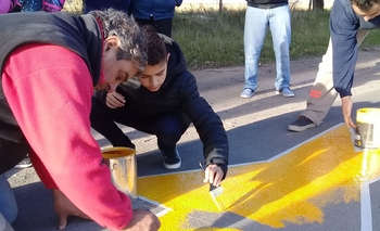 Se pintó una nueva Estrella Amarilla Imagen de la nota: Se pintó una nueva Estrella Amarilla