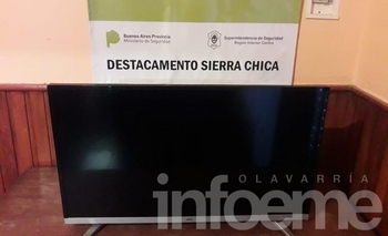 Imagen de la nota: Recuperan TV robado después que fue vendido 