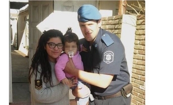 Imagen de la nota: Ritondo felicitó al policía local que salvó a una nena