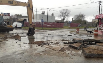 Imagen de la nota: Finalizó la reparación del caño de agua 