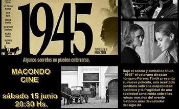 Imagen de la nota: Cine en Macondo: proyectarán “1945”