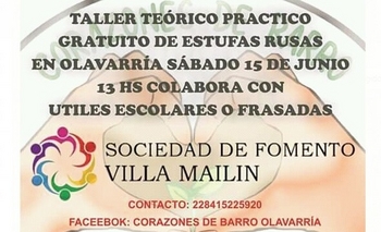 Imagen de la nota: Taller teórico y práctico gratuito sobre estufas rusas