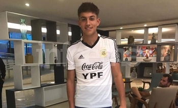 Imagen de la nota: “Entrenar con Messi y la Selección es un sueño”