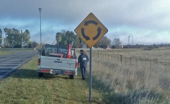 Imagen de la nota: Realizaron diferentes trabajos de mantenimiento vial