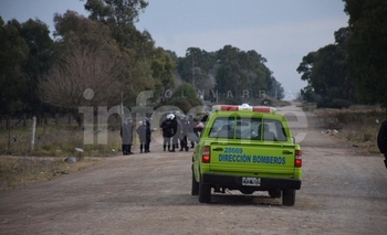 Imagen de la nota: Unidad de Bomberos de Azul se sumó a las pericias 