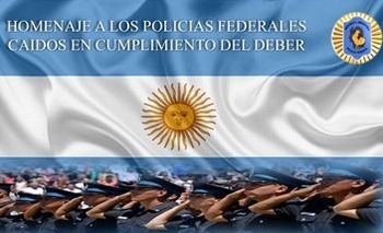 Imagen de la nota: Homenaje a policías Federales caídos en cumplimiento del deber