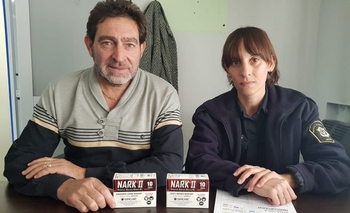 Imagen de la nota: Entrega de test de drogas al destacamento de Sierra Chica