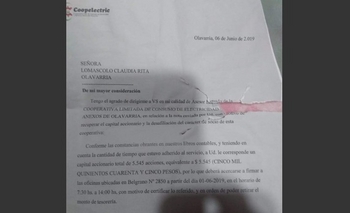 Imagen de la nota: POT: comunicado sobre reclamos de desafiliación a Coopelectric