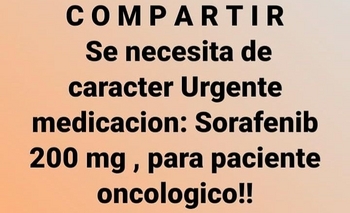 Imagen de la nota: Piden una medicación urgente