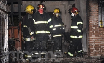 Imagen de la nota: Así fue el trabajo de Bomberos en el incendio