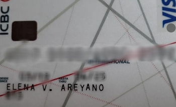 Imagen de la nota: Hallazgo de una tarjeta de débito