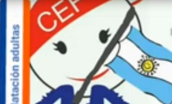 Imagen de la nota: Día de la bandera: natación adulta del CEF N°44 hizo su homenaje