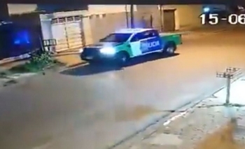 Imagen de la nota: Suspenden a los policías que jugaron a explotar un globo 