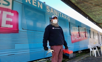 Un olavarriense en el tren sanitario:  Imagen de la nota: Un olavarriense en el tren sanitario: