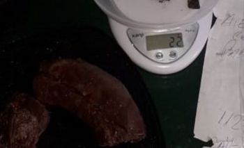 Imagen de la nota: Droga oculta en una morcilla y un jabón