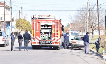 Imagen de la nota: Una garrafa provocó un principio de incendio