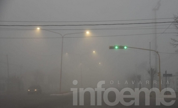 Imagen de la nota: Precaución: visibilidad reducida a 100 metros por niebla