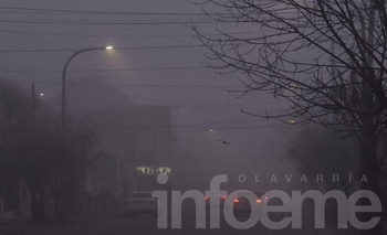 Imagen de la nota: Alerta violeta en Olavarría: hay una intensa niebla