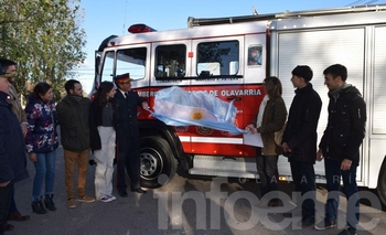 Imagen de la nota: La nueva unidad de Bomberos lleva el nombre de “Marcelo Fabián Petehs”