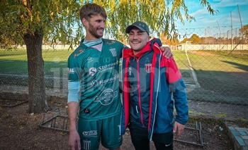 La foto del día después: Vedelini y Romero, juntos Imagen de la nota: La foto del día después: Vedelini y Romero, juntos