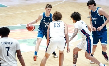 Imagen de la nota: Gonzalo Aman debutó en la AmeriCup U18