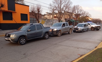 Imagen de la nota: Camionetas protagonizaron un choque en cadena